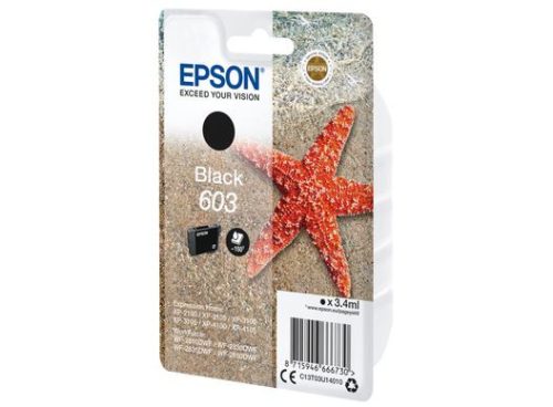  Epson 603 tintapatron fekete (C13T03U14010) 