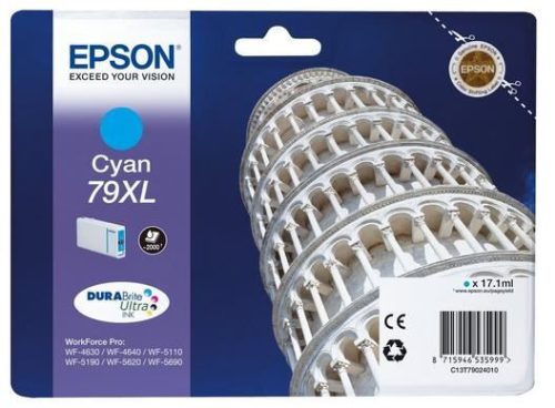  Epson 79XL DURABrite Ultra tintapatron ciánkék (C13T79024010) 