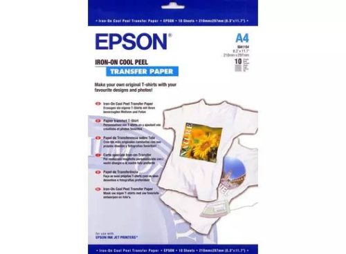  Epson vasalható fotópapír (A4, 10 lap) (C13S041154) 