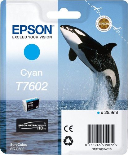  Epson T7602 patron kék (C13T76024010) 