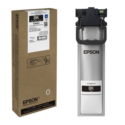  Epson WF-C5xxx sorozathoz XL tintapatron fekete (C13T945140) 