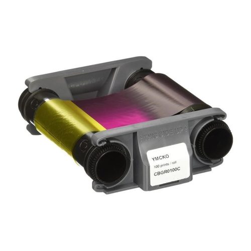  Evolis CBGR0100C colour ribbon (YMCKO) 