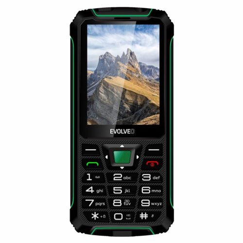  Evolveo StrongPhone W4 Dual-Sim mobiltelefon fekete-zöld (SGP-W4-BG) 