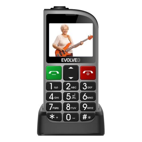  Evolveo EasyPhone FL Dual-Sim mobiltelefon ezüst (SGM EP-801-FLS) 