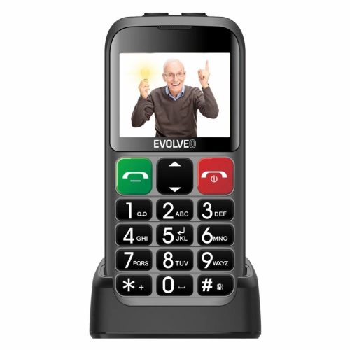  Evolveo EasyPhone ET Dual-Sim mobiltelefon ezüst (SGM EP-851-ETS) 