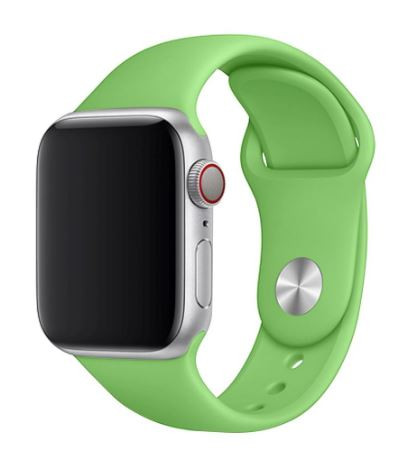  FIXED Apple Watch 38mm/40mm/41mm szilikon szíj szett zöld (FIXSST-436-GRE) 