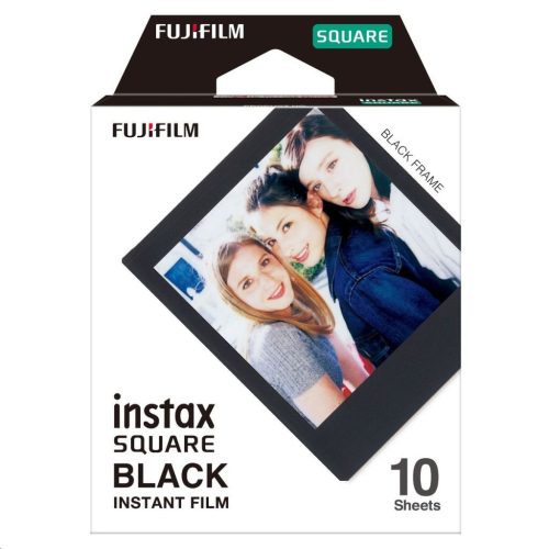  Fujifilm Instax SQUARE film fekete keret 10lap 