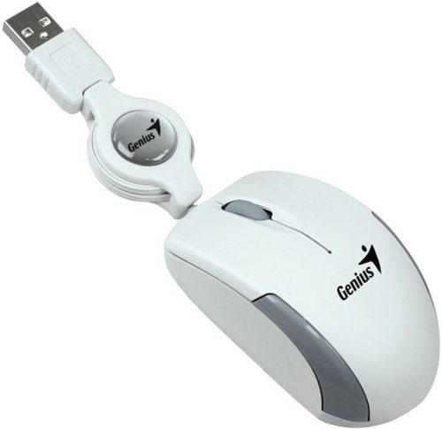  Genius Micro Traveler V2 egér fehér USB (31010125108) 