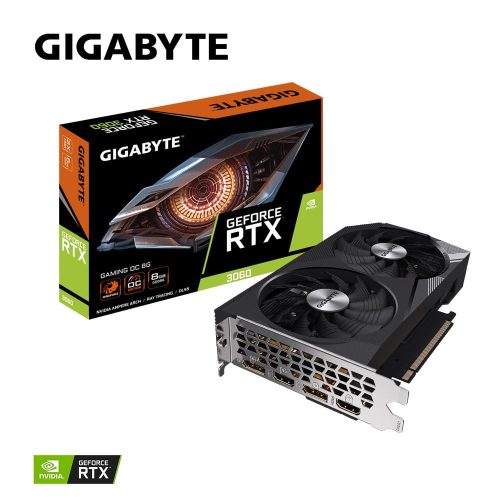  Gigabyte GeForce RTX 3060 GAMING OC 8G (rev. 2.0) videokártya (GV-N3060GAMING OC-8GD 2.0) 