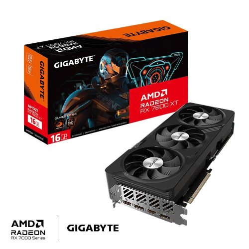  Gigabyte Radeon RX 7800 XT GAMING OC 16G videokártya (GV-R78XTGAMING OC-16GD) 