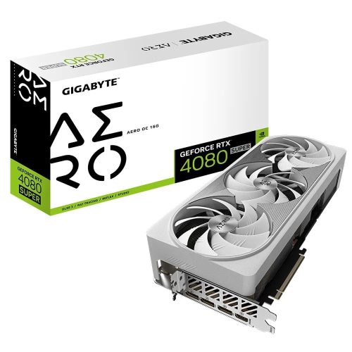  Gigabyte GeForce RTX 4080 SUPER 16GB AERO OC 16G videokártya (GV-N408SAERO OC-16GD) 