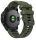  Gigapack 22mm szilikon, QuickFit csatlakozású Garmin pótszíj sötétzöld-fekete (GP-149195) 