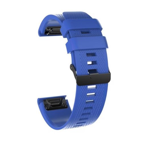  Gigapack 26mm szilikon, QuickFit csatlakozású Garmin pótszíj rombusz mintás sötétkék (GP-149240) 