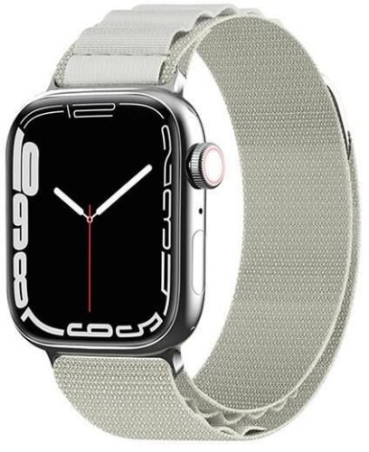  Gigapack Apple Watch Series 9 41mm nylon pótszíj fehér (GP-150425) 