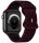  Gigapack Apple Watch Series 9 41mm kicsi szilikon pótszíj bordó-fekete (GP-149569) 