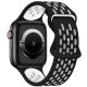  Gigapack Apple Watch Series 9 41mm kicsi szilikon pótszíj fekete-fehér (GP-149573) 