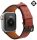  Gigapack Apple Watch Series 9 41mm kicsi valódi bőr pótszíj vörösesbarna (GP-149385) 