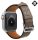  Gigapack Apple Watch Series 9 41mm kicsi valódi bőr pótszíj szürkésbarna (GP-149379) 