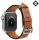  Gigapack Apple Watch Series 9 41mm kicsi valódi bőr pótszíj barna (GP-149383) 