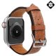  Gigapack Apple Watch Series 9 41mm kicsi valódi bőr pótszíj barna (GP-149383) 