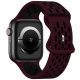  Gigapack Apple Watch Ultra 2 49mm nagy szilikon pótszíj bordó-fekete (GP-149571) 