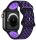  Gigapack Apple Watch Ultra 2 49mm nagy szilikon pótszíj fekete-lila (GP-149561) 