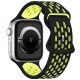  Gigapack Apple Watch Ultra 2 49mm nagy szilikon pótszíj fekete-sárga (GP-149570) 