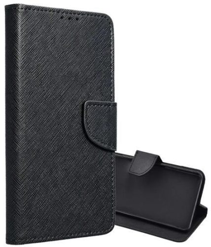  Gigapack Samsung Galaxy A05s (SM-A057F) kártyazsebes, textil hatású fliptok fekete (GP-151888) 