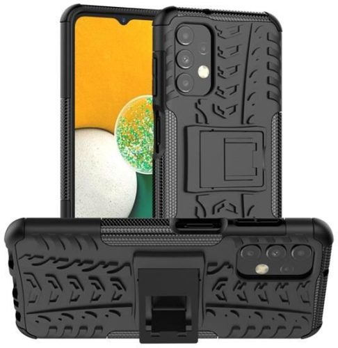  Gigapack Defender Samsung Galaxy A13 4G (SM-A135F / A137F) autógumi mintás tok fekete (GP-115976) 