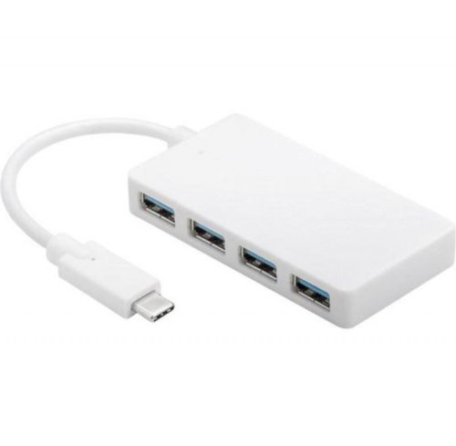  Goobay USB 3.0 Hub 4 port fehér (662744) 