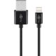  Goobay USB-A - Lightning kábel 2m fekete (72906) 