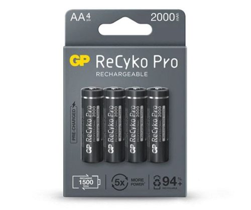  GP ReCyko Pro Professional AA (HR6) 2000mAh akku (4db/csomag) (B22204) 