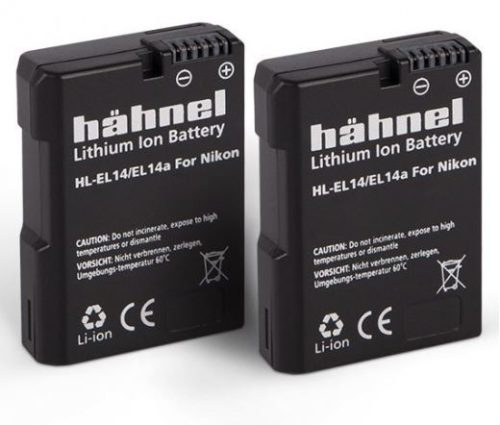  Hahnel HL-EL14/14A Twin Pack akkumulátor szett (Nikon EN-EL14/14A, 1050mAh) (1000 160.6) 