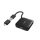  Hama 4 port USB 3.2 Gen1 5 Gbit/s hub + USB-C adapter fekete (00200116) 