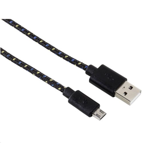  Hama 20074 Micro USB szövet adatkábel 1m fekete 