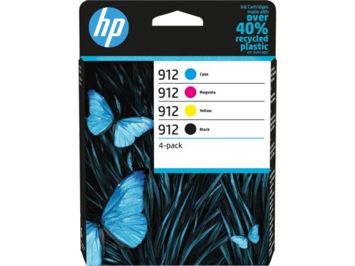  HP 912 tintapatron csomag fekete/ciánkék/bíbor/sárga (6ZC74AE ) 