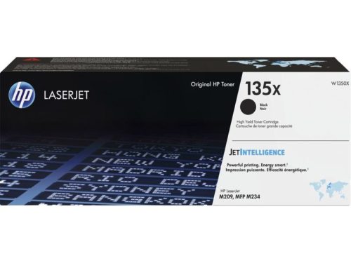  HP 135X nagy kapacitású LaserJet tonerkazetta fekete (W1350X) 