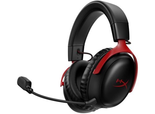  HyperX Cloud III Wireless gaming headset fekete-piros (77Z46AA) 