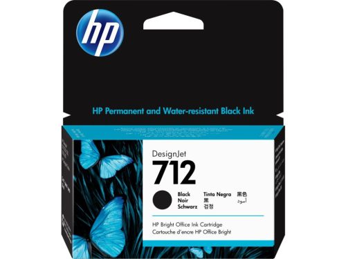  HP 712 DesignJet tintapatron 38ml fekete (3ED70A) 