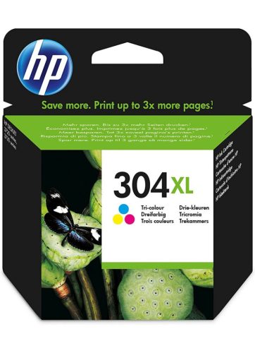  HP N9K07AE háromszínű tintapatron (304XL) 