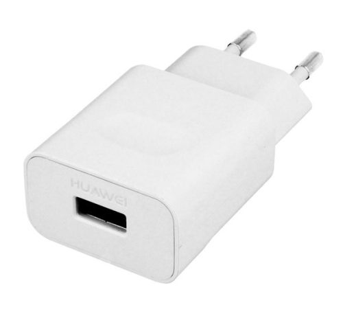  HUAWEI hálózati töltő USB aljzat (5V / 1000mA) FEHÉR (HW-050100E01W / 02220781) 