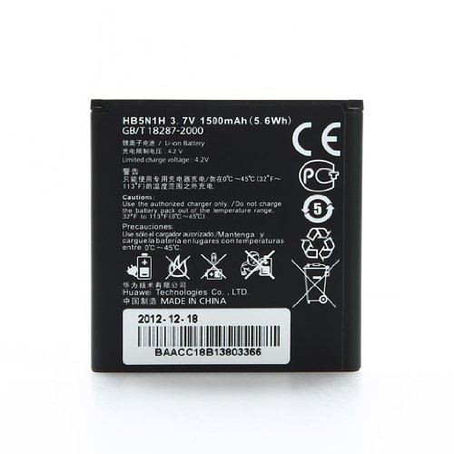  Huawei HB5N1H 1500mAh Li-ion akkumulátor /gyári,csomagolás nélkül/ HUW-0020 