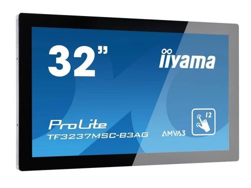  32" iiyama ProLite TF3237MSC-B3AG érintőképernyős LCD monitor fekete (1441856) Silver 