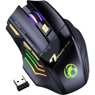  iMice GW-X7 vezeték nélküli Gaming egér fekete 