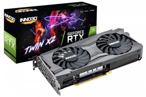  Inno3D GeForce RTX 3060 12GB Twin X2 videokártya (N30602-12D6-119032AH) 