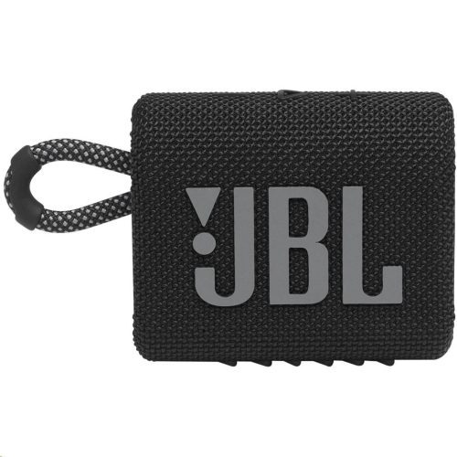  JBL Go 3 vízálló hordozható Bluetooth hangszóró fekete (JBLGO3BLK) 