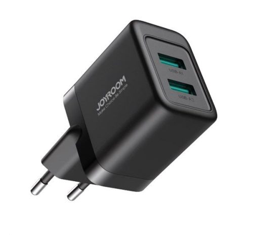  JOYROOM JR-TCN01 hálózati töltő 2xUSB-A fekete 