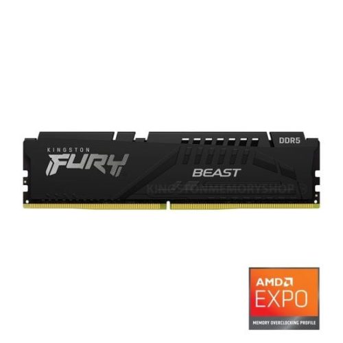  16GB 5600MHz DDR5 RAM Kingston Fury Beast CL36 (KF556C36BBE-16) 