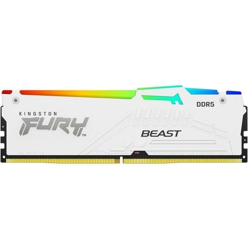  16GB 5200MHz DDR5 RAM Kingston Fury Beast RGB CL36 (KF552C36BWEA-16) 