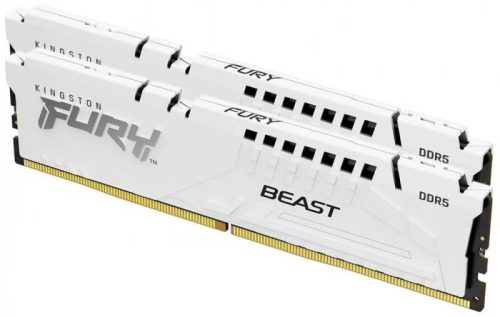  32GB 5600MHz DDR5 RAM Kingston Fury Beast White CL36 (2x16GB) (KF556C36BWEK2-32) 